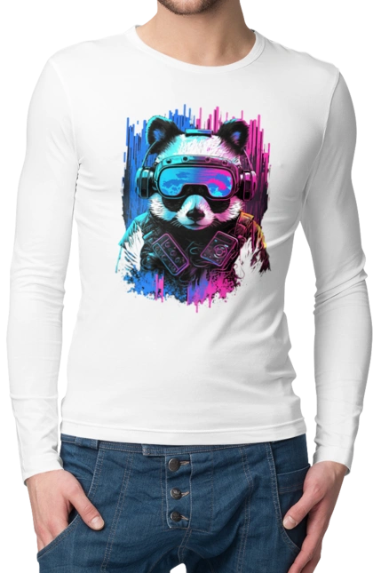 Панда в VR шлеме