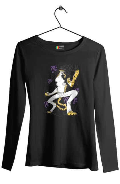 Women's longsleeve with prints One Piece Rob Lucci. Anime, lucci, manga, one piece, pirates, rob lucci. 2070702