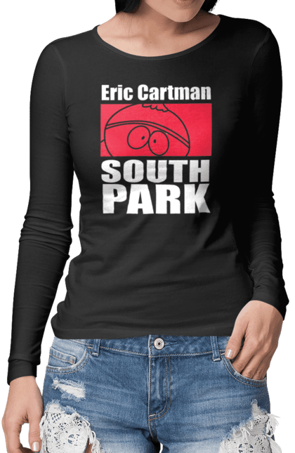 Women's longsleeve with prints South Park Cartman. Cartman, cartoon series, eric cartman, south park. 2070702