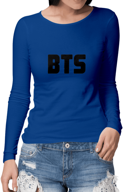 Жіночий лонгслів з принтом "BTS ARMY". Bts, idol, korea, music, група bts. CustomPrint.market