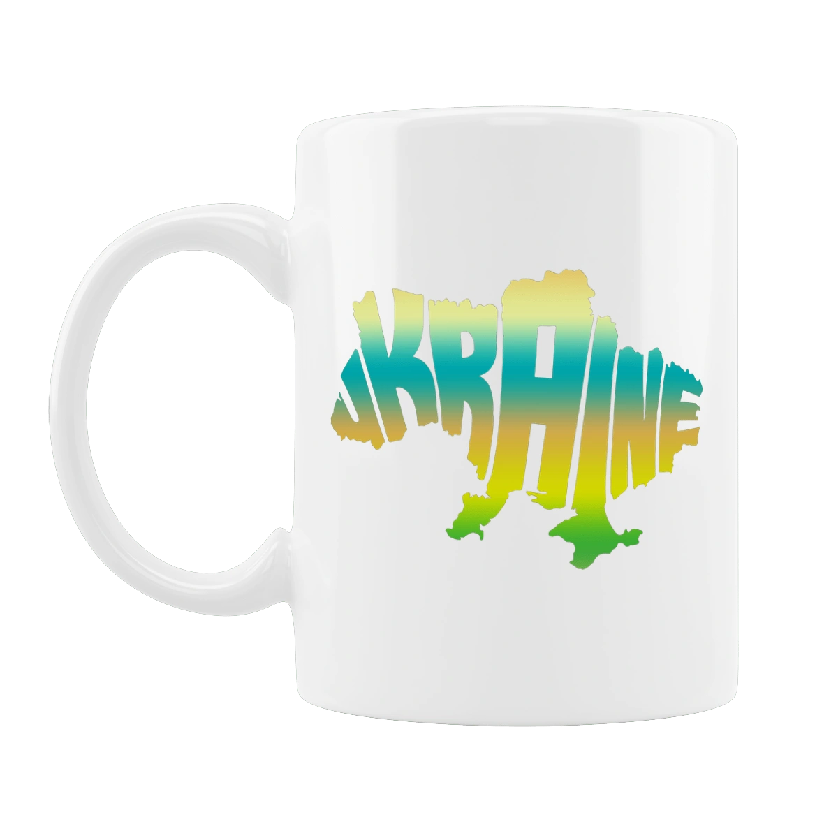 Україна силует кольоровий