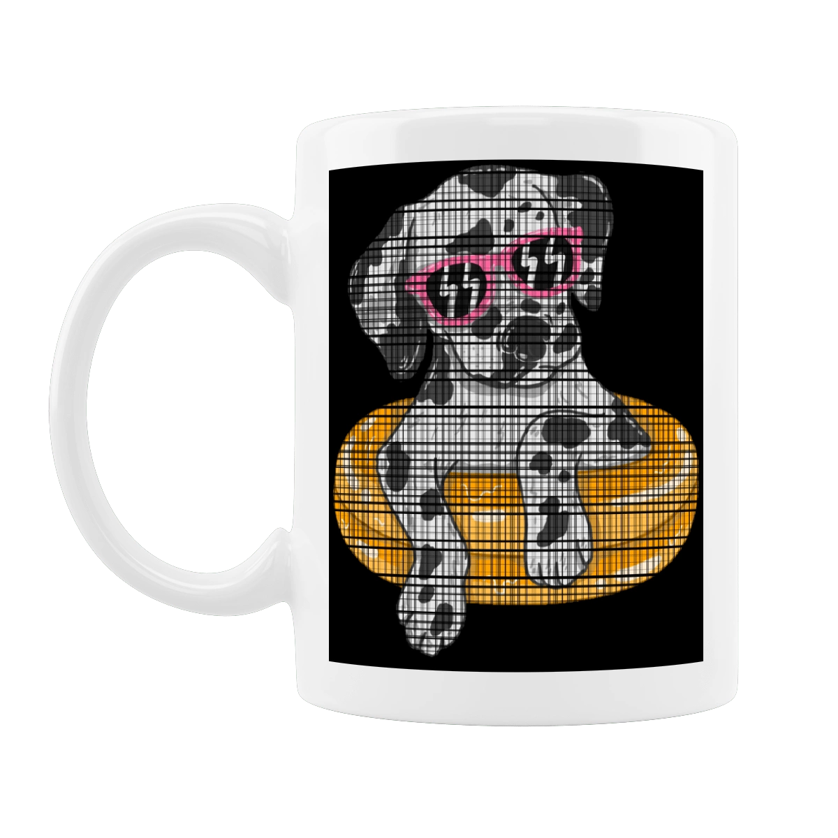 Dalmatian Swims In A Circle