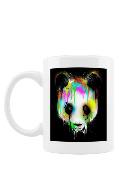 Чашка з принтом "Кольорова панда". Color panda, велика панда, кольорова панда, кольорова панда, панди рулять. futbolka.stylus.ua