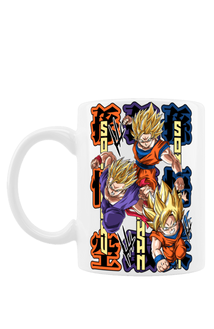 Чашка с принтом Жемчуг дракона. Anime, dragon ball, goku, manga, vegeta, аниме, вегета, гоку, жемчуг дракона, манга. 2070702