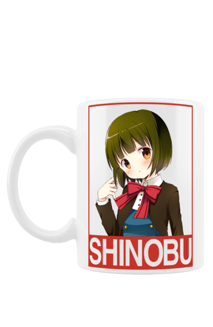 Mug with prints Kiniro Mosaic Shinobu Omiya. Anime, gold mosaic, kiniro mosaic, kinmoza, manga, shinobu, shinobu omiya. 2070702