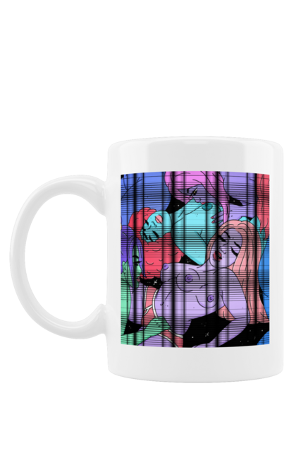 Чашка з принтом "Дівчата Інопланетянки". Дівчата, інопланетянки, космос, різнокольорові. 2070702