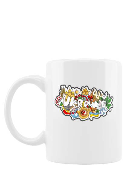 Чашка з принтом "Україна". Народи, символіка, україна. 2070702