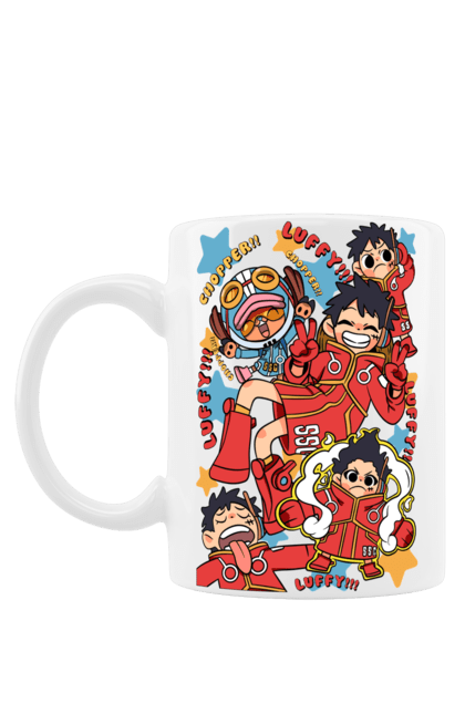 Mug with prints One Piece Luffy. Anime, luffy, manga, monkey de luffy, one piece, pirates. 2070702