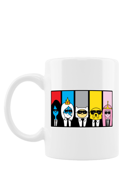 Mug with prints Adventure Time. Adventure time, animated series, cartoon network, land of ooo, tv series. 2070702