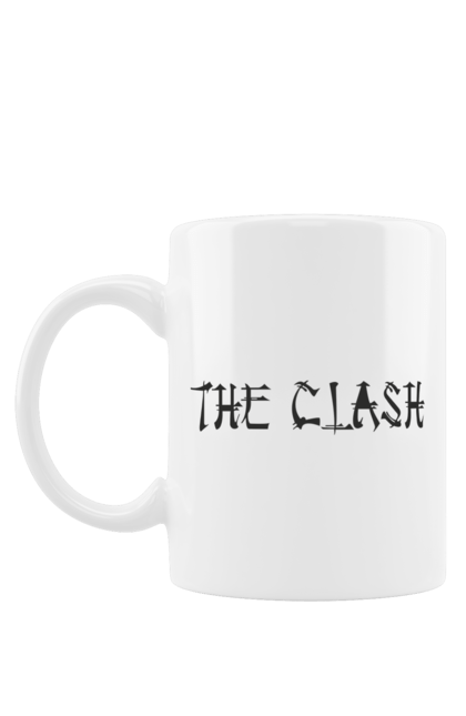 Mug with prints The Clash. Clash, dub, group, music, punk, punk rock, reggae, rock, rock`n`roll. 2070702