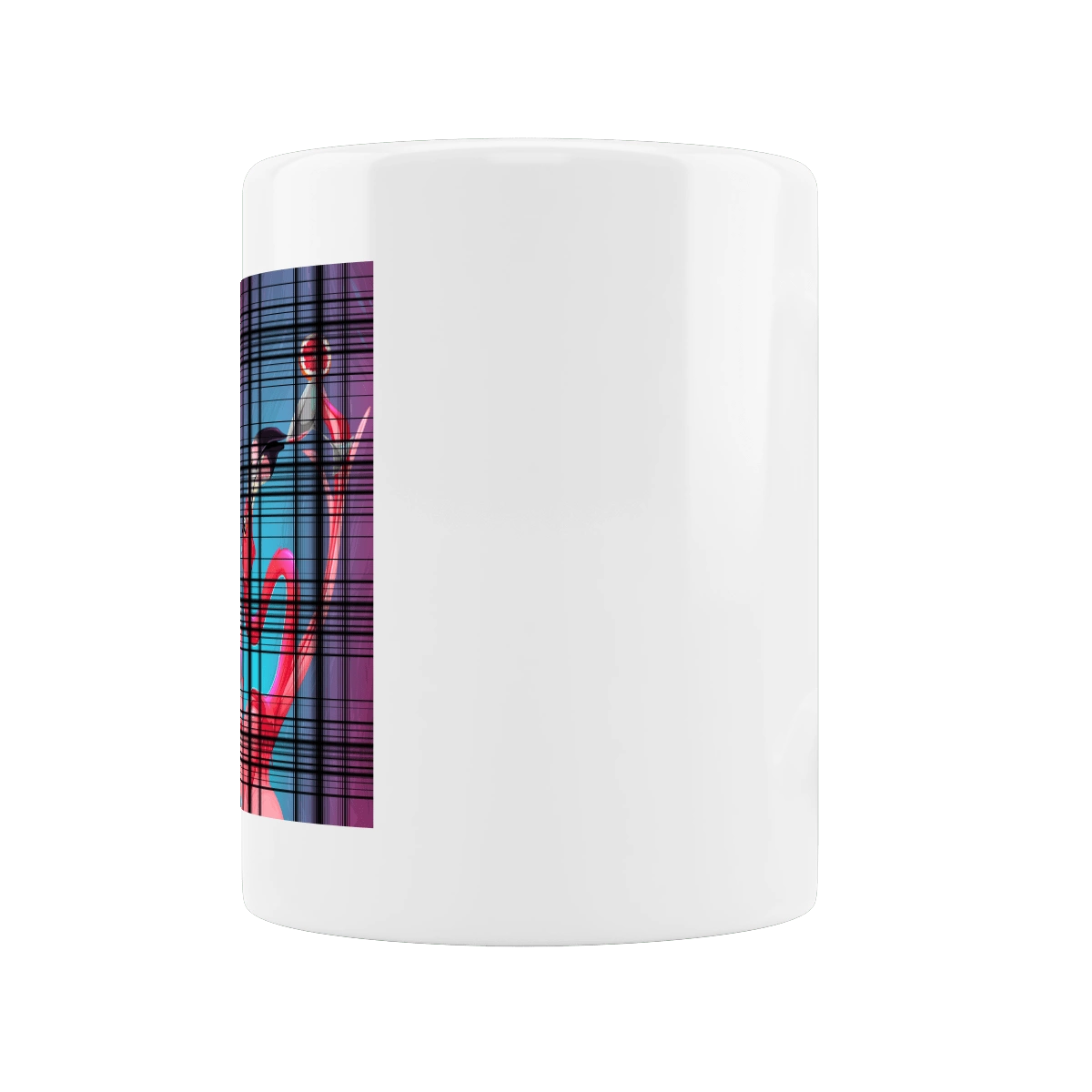 Giraffe And Flamingo At The Party