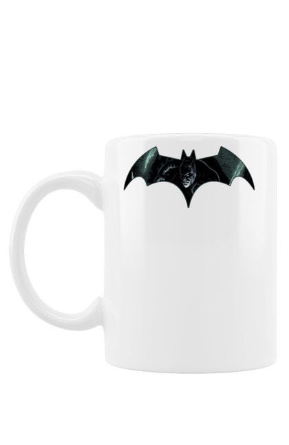 Чашка з принтом "Бетмен символ". Batman, comics, dc, superhero, бетмен, комиксы. CustomPrint.market