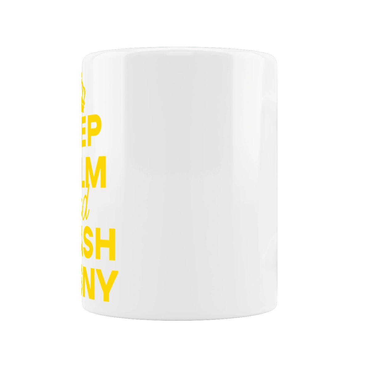 Keep Calm and Ebash Rusny yellow