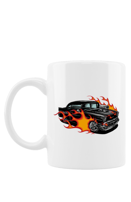 Mug with prints Fire Machine. Car. 2070702