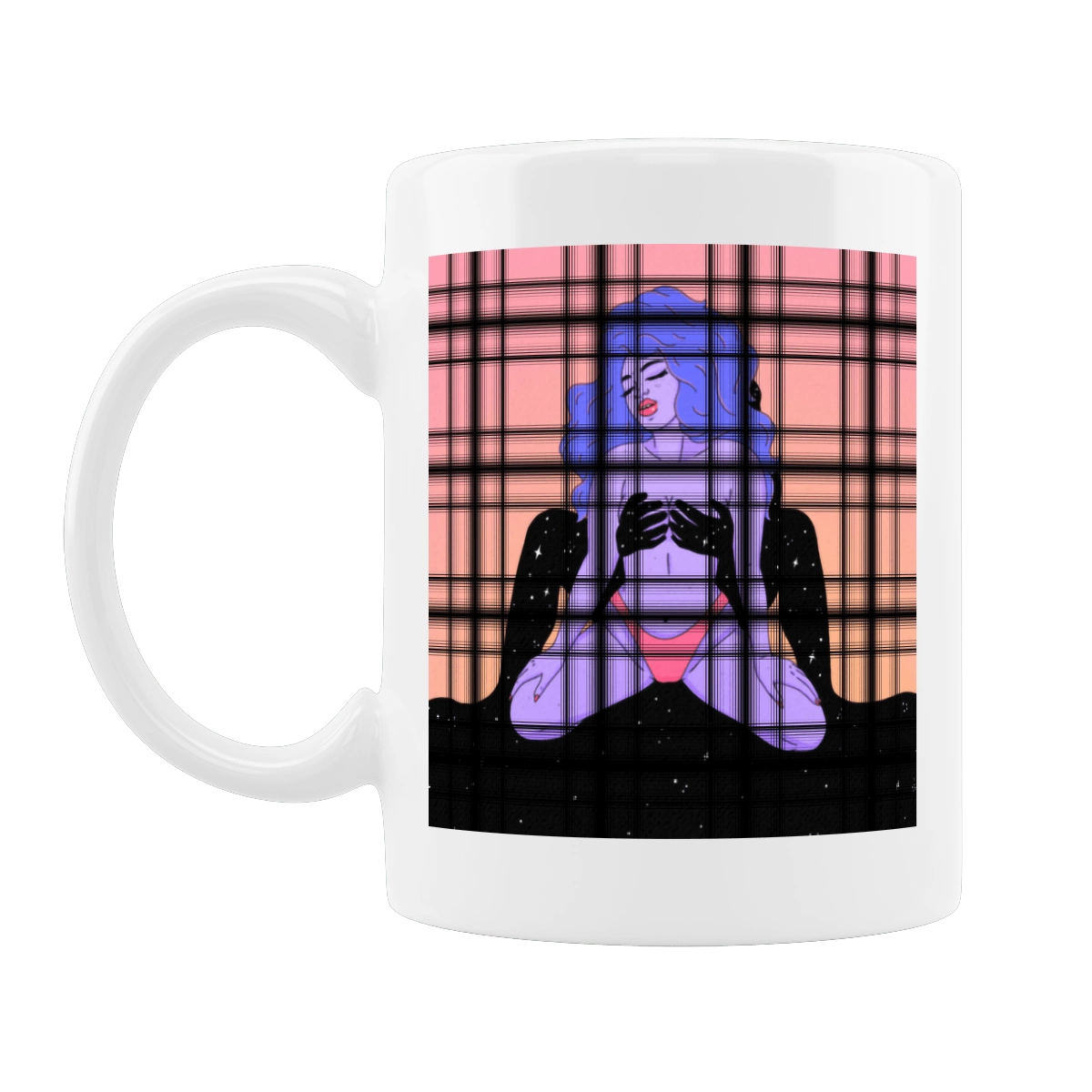 Фіолетова Дівчина В Трусиках