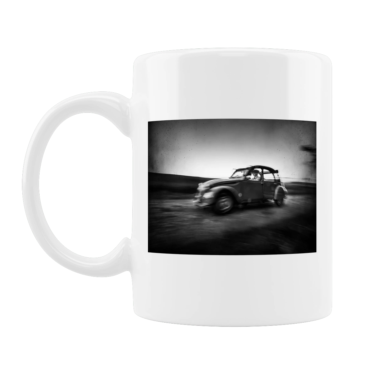 Ретро машина чб