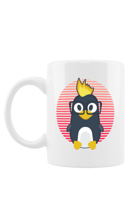 Чашка з принтом "Лінукс". Айті, айтішнік, девелопер, іт, программіст, розробник. 2070702