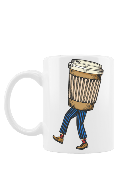 Чашка з принтом "Людина Кава". Кава. 2070702