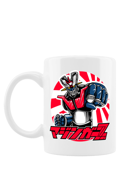 Mug with prints Mazinger Z Grendizer. Anime, goldorak, goldrake, grendizer, manga, mazinger z, mecha, robots. 2070702