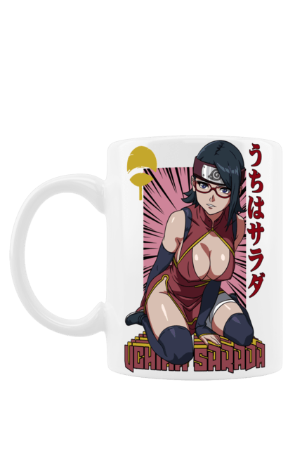 Mug with prints Boruto Sarada Uchiha. Anime, boruto, manga, sarada uchiha, tv series, uchiha. 2070702