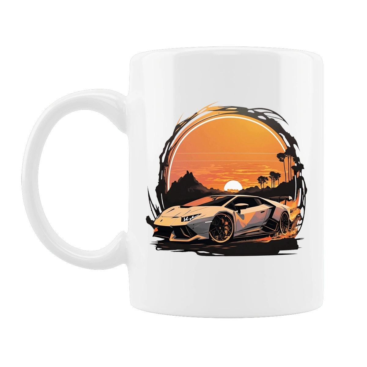 Ламборджині на заході сонця