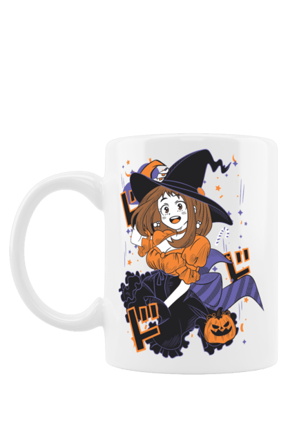 Чашка з принтом "Моя академія героїв Урарака". My hero academia, ochako, uraraka, uraraka ochako, академія юей, аніме, манга, моя геройська академія, очако урарака, урарака. 2070702