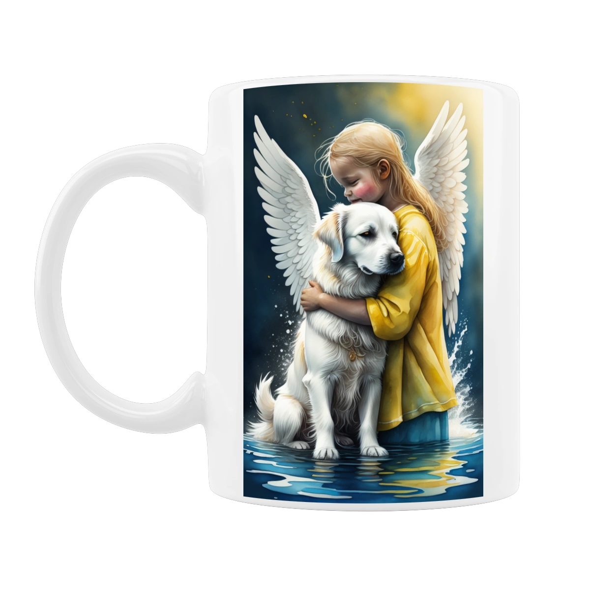 Дівчинка та собака ангел [память загиблим тваринам]