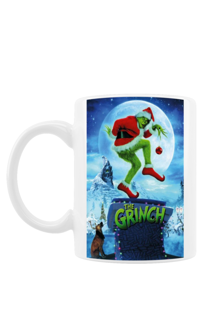 Чашка з принтом "Грінч". Christmas, comedy, film, grinch, movie. futbolka.stylus.ua