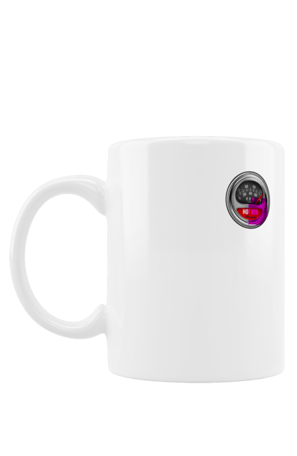 Чашка з принтом "Hot rod". Байк, байкер, байкер клуб, брат, брати, брутал, гарячий асфальт, гарячий кінь, гарячий стрижень, дорога 50, дорога 66, дорога 80, дороги америки, дороги україни, жага швидкості, клуб байкерів, мотоцикл, мотоцикліст, справжній чоловік, чувак, швидкість. 2070702