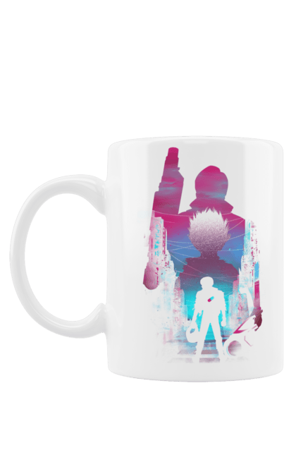 Mug with prints Akira. Akira, anime, cyberpunk, manga, shotaro kaneda, tetsuo shima. 2070702