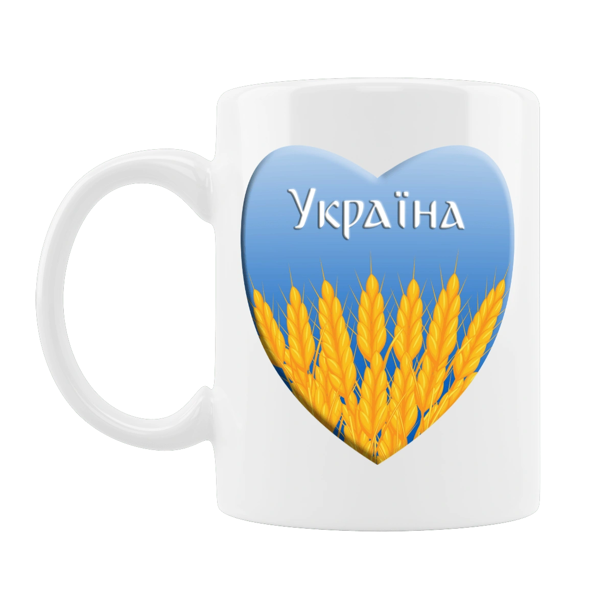 Серце з колосками Україна