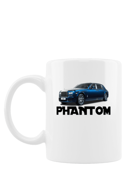 Чашка з принтом "Ролс ройс". Авто, автомобіль, люкс клас, ролс ройс, седан, фантом. 2070702