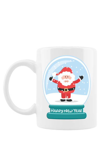 Чашка з принтом "Новий рік (9)". 2023, дід мороз, зима, новий рік, різдво, свято, ялинка. futbolka.stylus.ua