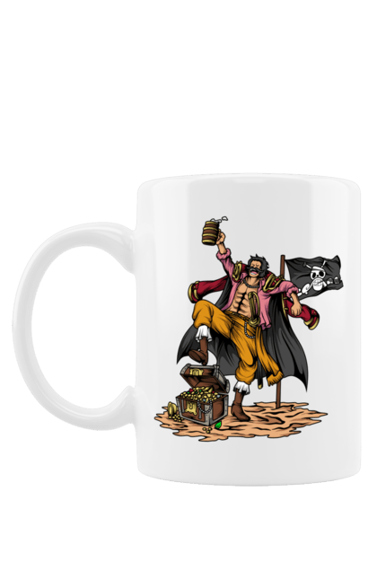 Mug with prints One Piece Gol D. Roger. Anime, gol d. roger, gold roger, manga, one piece, straw hat pirates. 2070702