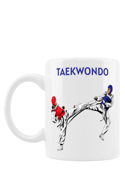 Чашка с принтом Taekwondo training02 [Converted]. Taekwondo, боевое искусство, корея, спорт, таэквондо, тренировка. 2070702