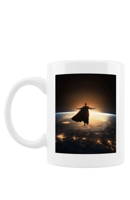 Чашка з принтом "Супермен". Serial, звезды, земля, кино, космос, планета, супермен, фильмы. CustomPrint.market