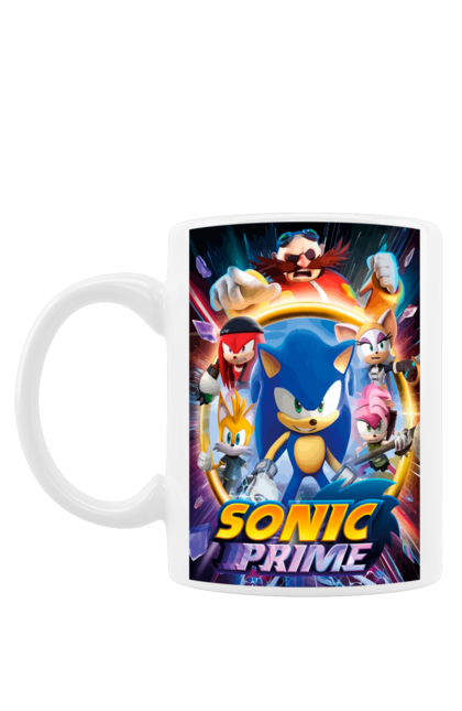 Чашка з принтом "Сонік". Sega, гра, сонік. CustomPrint.market