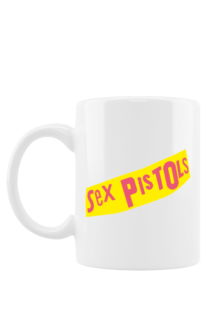 Mug with prints Sex Pistols. Group, music, punk, punk revolution, punk rock, rock, sex pistols. 2070702