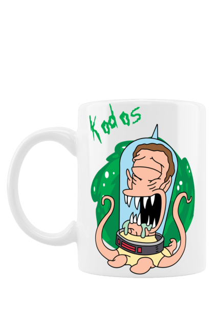 Чашка з принтом "Рік та Морті". Rick and morty, мультфільм, наукова фантастика, пригоди, рік, рік і морті, трагікомедія, чорний гумор. 2070702