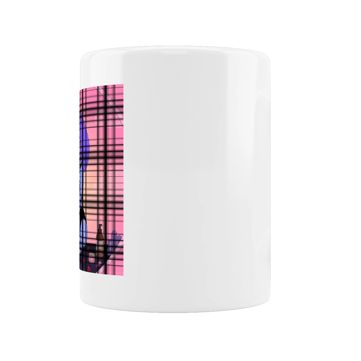 Purple Girl Photo In The Mirror