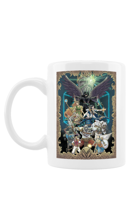 Чашка з принтом "Легенда вокс машина". Вокс, вокс машина, машина, мультсериал, приключения, сериал, фентезі. 2070702