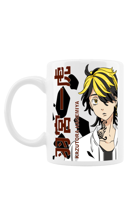 Mug with prints Tokyo Revengers Kazutora. Anime, kazutora, manga, movie, serial, tokyo revengers. 2070702