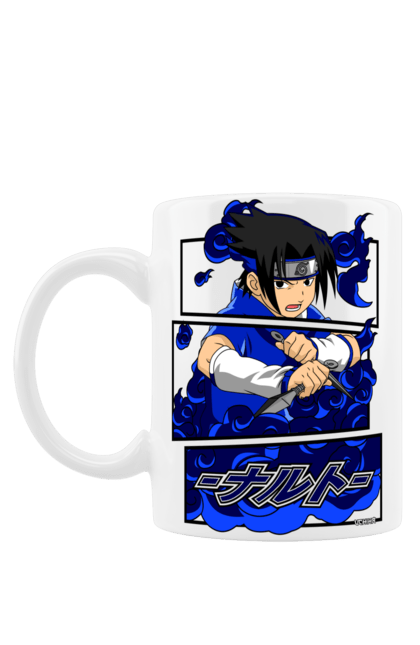 Чашка з принтом "Наруто Саске Учіха". Naruto, sasuke, sasuke uchiha, аніме, команда 7, команда номер 7, манга, наруто, саске, саске учіха. futbolka.stylus.ua