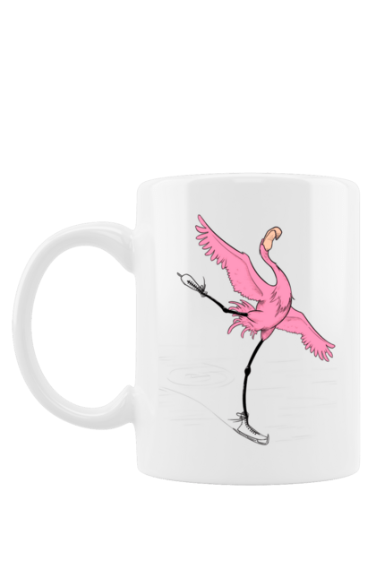 Чашка з принтом "Фламінго". Птах, рожевий, фдамінго, фламінго. futbolka.stylus.ua