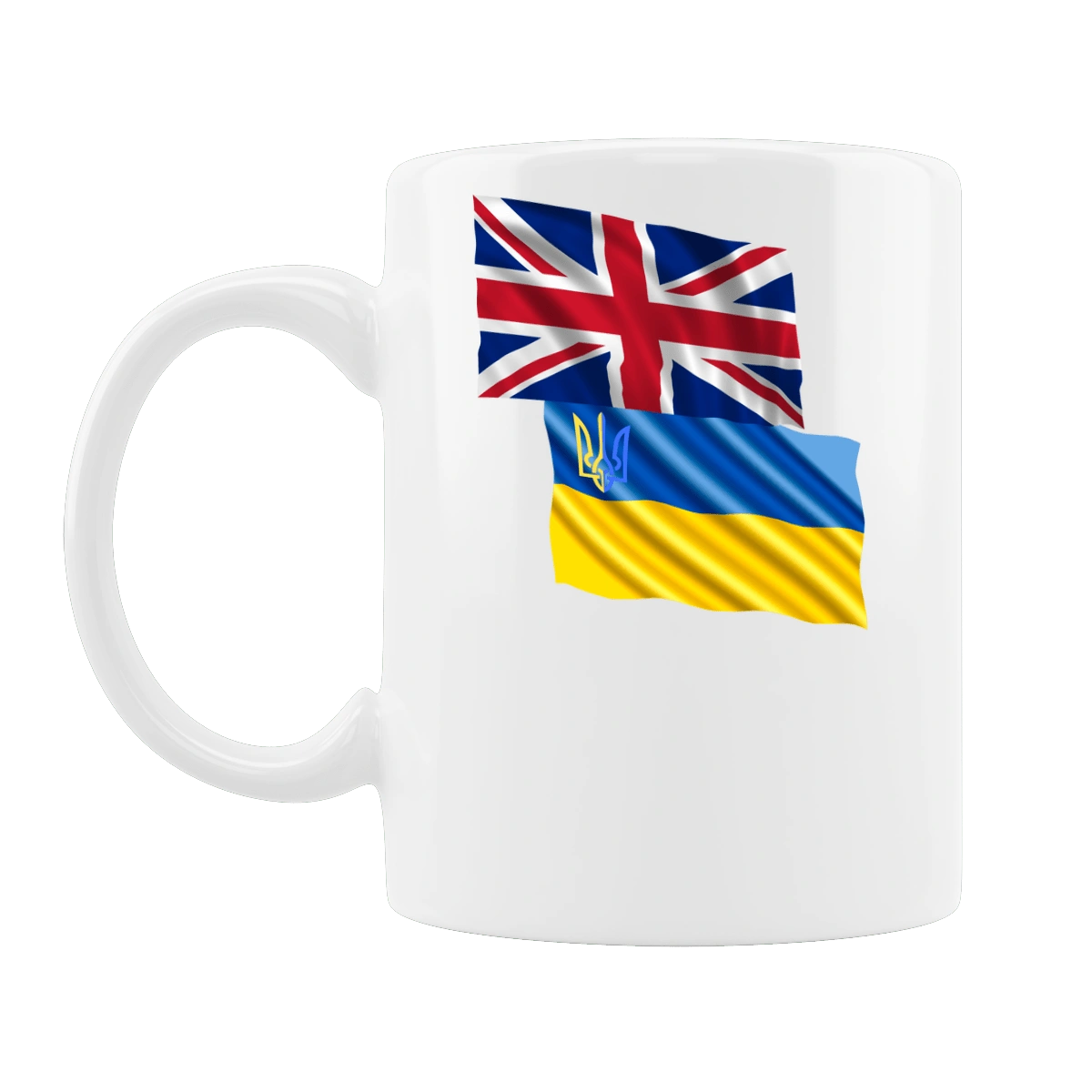 Flag United Kingdom, Flag Ukraine, Support Ukraine