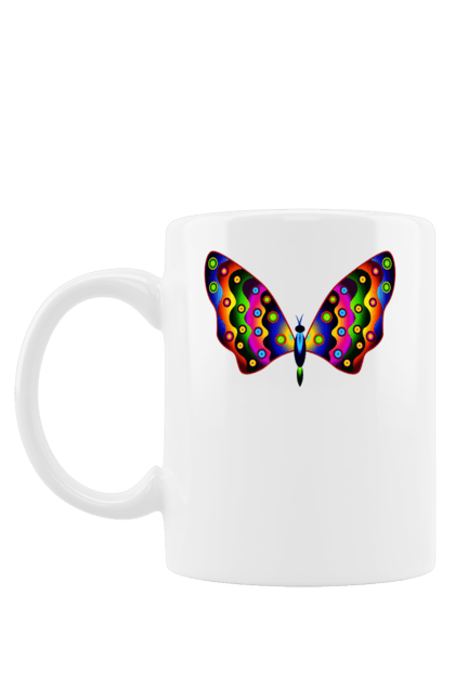 Чашка з принтом "Казковий метелик 10". Print, авторский, бабочка, детский, дизайн, креативный, магический, оригинальный, сказочный, фантастический, футболки, яркий. CustomPrint.market