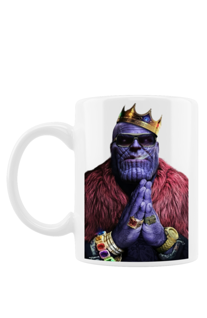 Чашка з принтом "Танос". Thanos, марвел, мстители, стражи галактики, танос. futbolka.stylus.ua