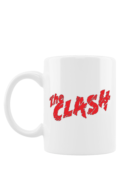 Mug with prints The Clash. Clash, dub, group, music, punk, punk rock, reggae, rock, rock`n`roll. 2070702