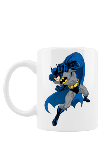 Чашка з принтом "Бетмен". Бетмен, ворог джокера, захисник, комікс, людина кажан, мультфільм, супергерой, фільм. CustomPrint.market