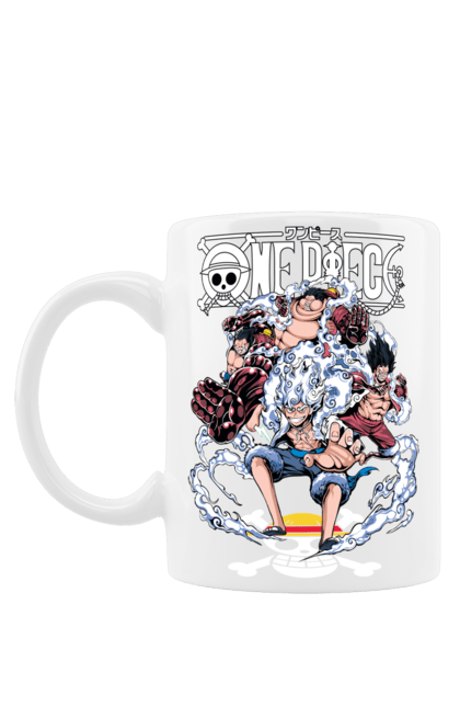 Mug with prints One Piece Luffy. Anime, luffy, manga, monkey de luffy, one piece, pirates. 2070702